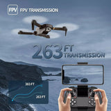 V4 Foldable Drone with 4K HD Camera - RC Quadcopter with 3 Batteries for Adults & Kids