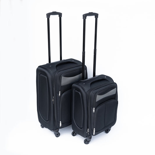 Oxford Cloth Trolley Suitcase – Lightweight Soft-Sided Luggage with Spinner Wheels & TSA Lock (20/24/28 Inches)