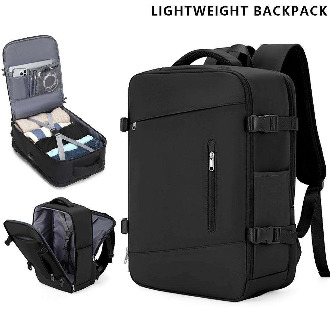 Versatile Travel Backpack for Men & Women – Large-Capacity Laptop Bookbag (Fits 15.6″ & 14″ Notebooks) 🎒