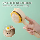 One-Key Spray Pet Comb – Deep Cleaning Deshedding & Detangling Tool with Built-In Grooming Mist