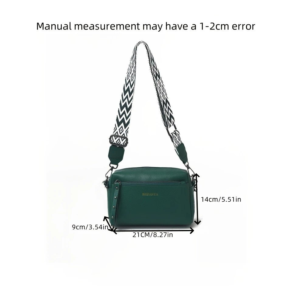 Women’s Adjustable Crossbody Bag 🎒 Minimalist Shoulder Bag with Zipper Closure for Daily, Commuting & Casual Wear