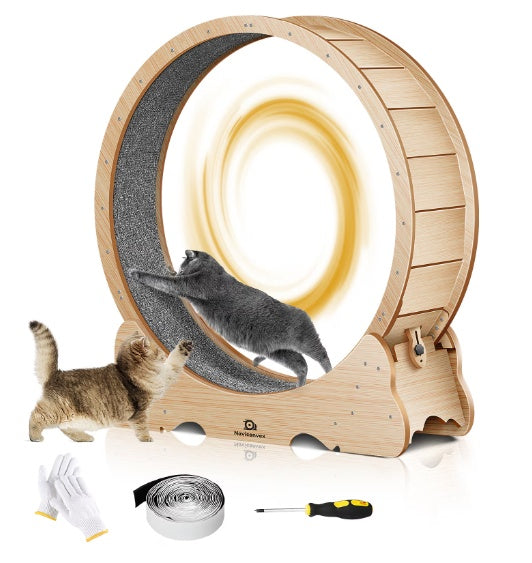 Cat Exercise Treadmill With Carpeted Runway - PulinGO