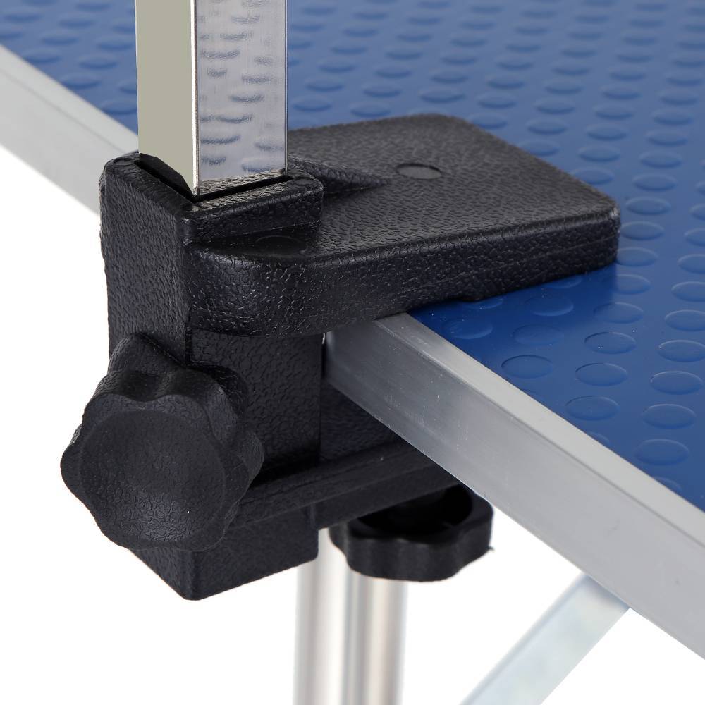 Professional Stainless Steel Folding Grooming Table – Heavy-Duty Dog Grooming Station with Adjustable Arm & Non-Slip Surface