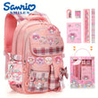 My Melody Cartoon Shoulder Bag & Student School Bag Set – Includes Card Holder, 6 Badges & Stationery, Ultra-Light Travel Gear