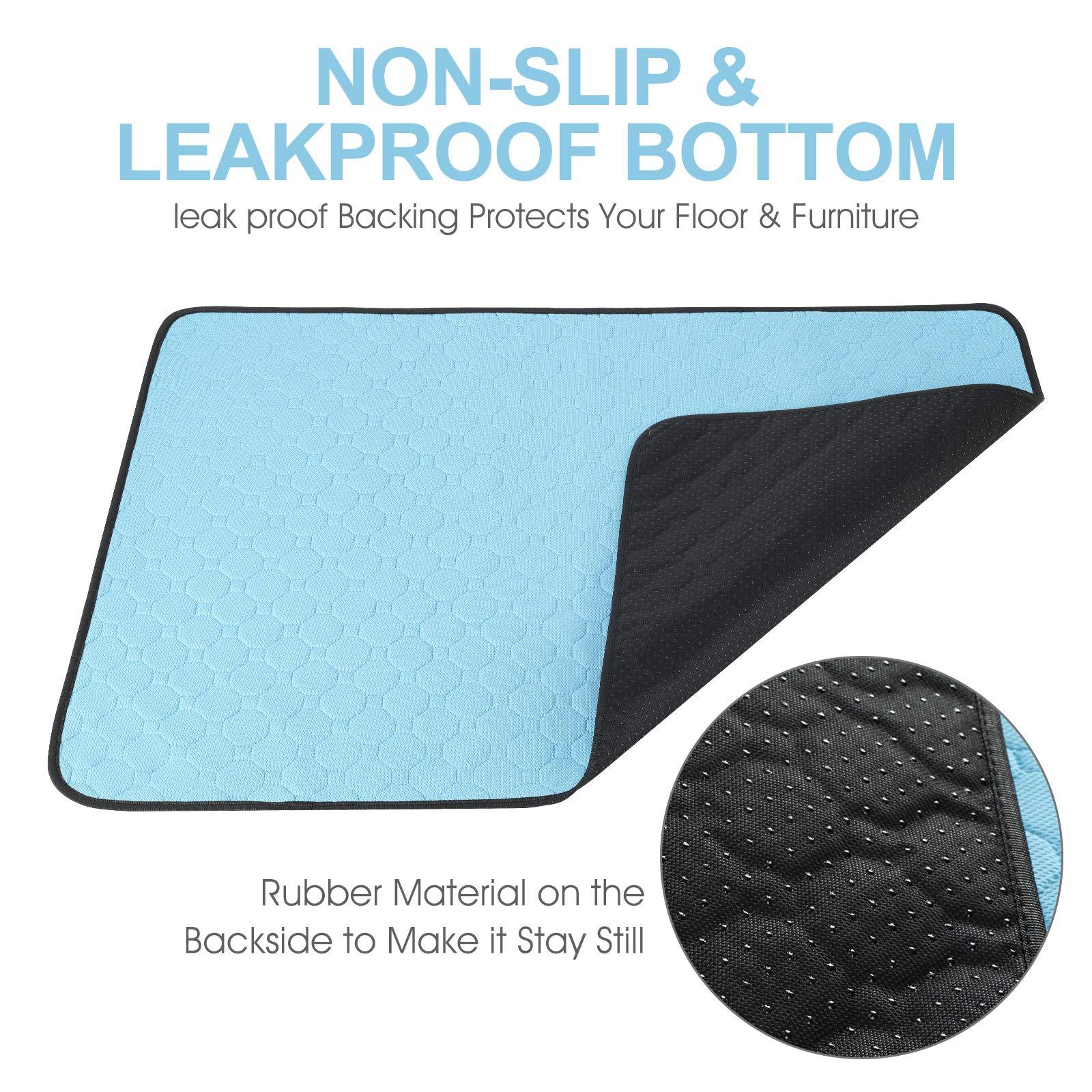 Washable Waterproof Dog Urine Pad – Non‑Slip Training Mat for Puppies & Cats, 2‑Pack, Reusable & Easy‑Care