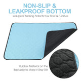Washable Waterproof Dog Urine Pad – Non‑Slip Training Mat for Puppies & Cats, 2‑Pack, Reusable & Easy‑Care
