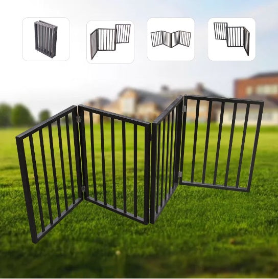 Pet Safety Gate – Durable Dog Gate for Doorways, Hallways & Stairs, Easy Install & Secure Locking System