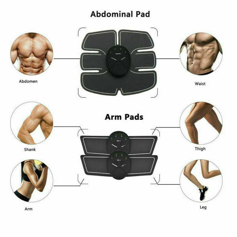 Electric Muscle Toner Machine – ABS Toning Belt with EMS Technology, Belly Shaper & Fat Burner Device for Men & Women Fitness Training