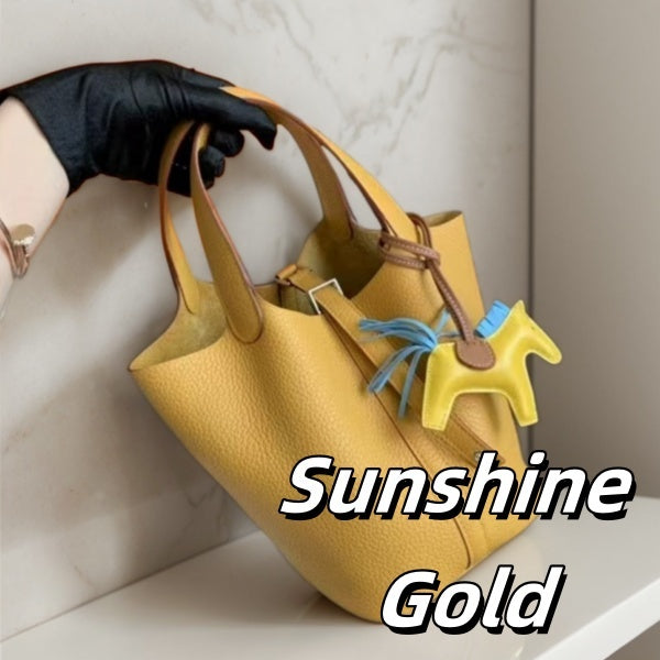 Basket Bag 🧺 – Palm Style Woven Handbag in Multiple Colors (Purple, Blue, Yellow, Black, White)