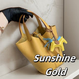 Basket Bag 🧺 – Palm Style Woven Handbag in Multiple Colors (Purple, Blue, Yellow, Black, White)