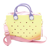 Waterproof EVA Tote Bag 👜 Women’s Handbag with Shoulder Strap – Stylish Beach & Everyday Tote