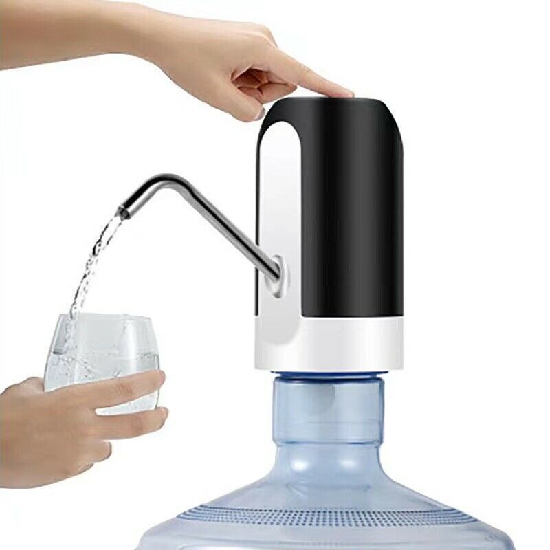 USB Rechargeable 5-Gallon Water Bottle Electric Dispenser Pump – Automatic One-Touch Water Pump with Universal Fit