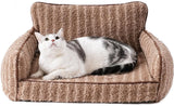 Mewoo Orthopedic Cat Couch – 26"x19"x11.8" Indoor Pet Bed with Washable Cover & Non-Slip Bottom for Cats & Small Dogs