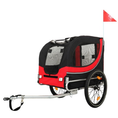 Large Folding Bike Trailer for Dogs – 120 lb Capacity All-Terrain Pet Carrier