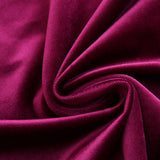 Luxury Festive Red Velvet Water‑Wave Blackout Curtains – 2‑Panel Set for Bedroom, Living Room & Wedding Décor