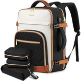 Large Carry-On Travel Backpack – TSA/Personal-Item Compatible, Fits 17″ Laptop, USB Port & 3 Packing Cubes 🧳
