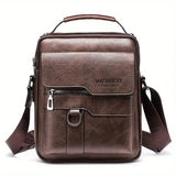 Vintage Canvas Crossbody Sling Bag - Unisex Shoulder Bag for Travel & Daily Commuting