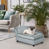 Luxury Small Dog Bed – Plush Sofa-Style Pet Couch with Hidden Storage, Washable Cushion & Non-Slip Base