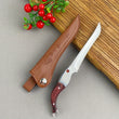 Portable Picnic Straight Knife – Compact Folding Paring Knife with Straight Blade & Ergonomic Handle