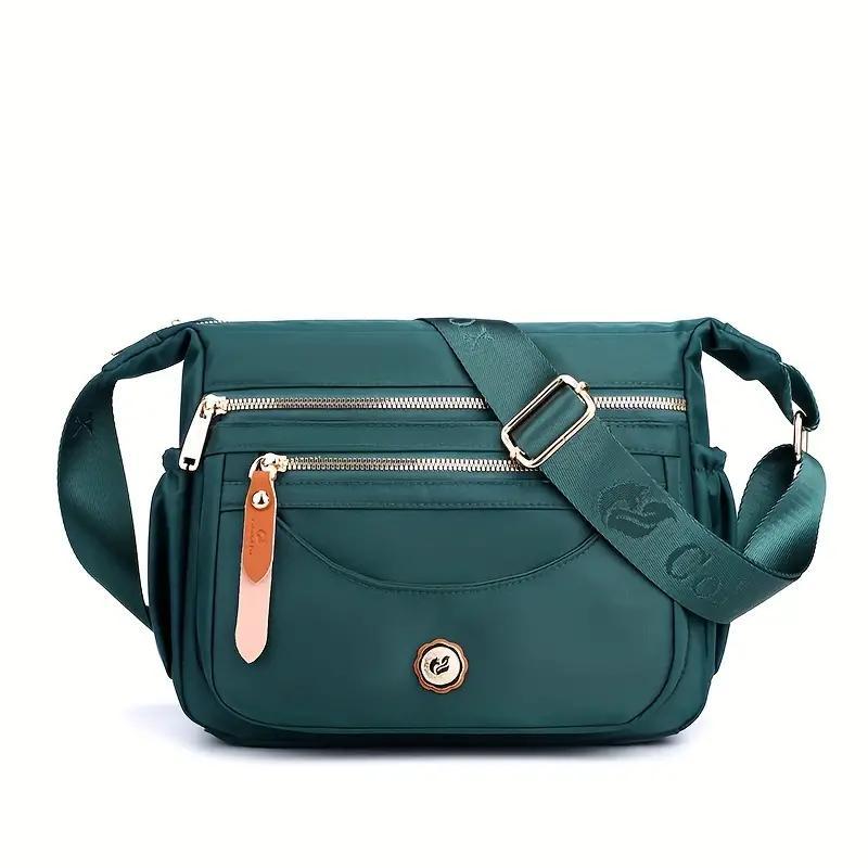 Women’s Multi-Pocket Waterproof Crossbody Bag – Shoulder Travel Purse for Everyday Use