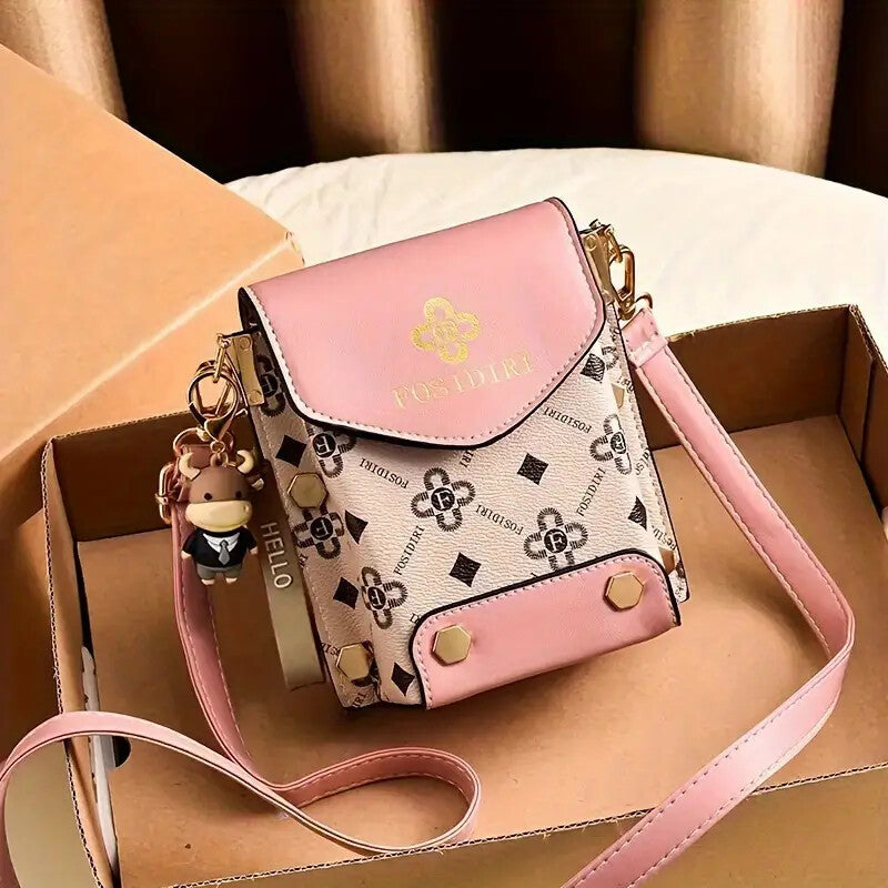 Small Crossbody Phone Bag 📱 Travel Cellphone Wallet & Shoulder Bag – Coffee
