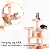 Cat Climbing Frame – Multi-Level Indoor Cat Tree with Scratching Posts, Platforms & Resting Areas