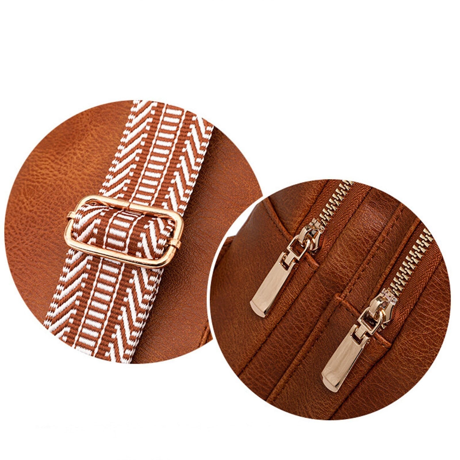 Women’s Large Crossbody Handbag – Multi-Layered PU Leather Shoulder & Messenger Bag