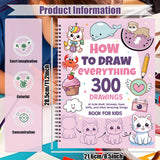 How to Draw Anything – 300 Cute Step-by-Step Drawings of Animals, Food, Gifts & More