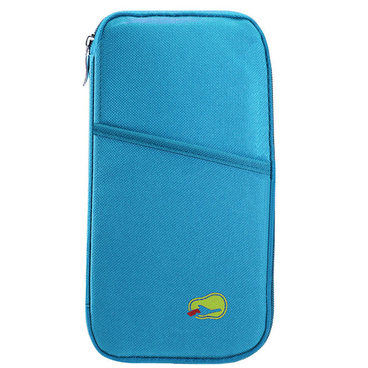 Travel Passport Wallet & Document Organizer 🛂 12-Cell Waterproof ID, Card & Ticket Holder with Zipper Case