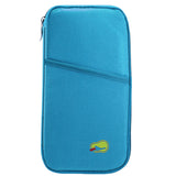 Travel Passport Wallet & Document Organizer 🛂 12-Cell Waterproof ID, Card & Ticket Holder with Zipper Case