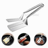 Heavy-Duty Stainless Steel Steak Clamp Tongs – Multi-Purpose Clip for Meat, Bread, BBQ & Cooking
