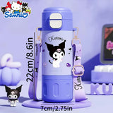 Sanrio Licensed Reusable Straw Cups – My Melody, Cinnamoroll & Kuromi Stainless Steel Character Design 🥤🎀