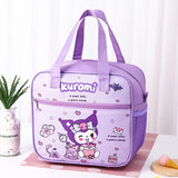 Sanrio My Melody Insulated Lunch Bag (500 ml Capacity) – Large Capacity Pastel Blue Bento-Style Bag with Strap for Office, Picnic & Outdoor 🧺🎀