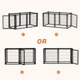 47.2″ Heavy-Duty Dog Cage – Indoor Metal Kennel with Top Cover for Small & Medium Dogs