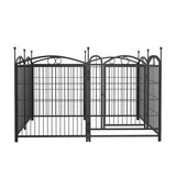 32″ 8-Panel Metal Dog Fence – Heavy Duty Outdoor Pet Playpen for Dogs, Cats & Small Animals