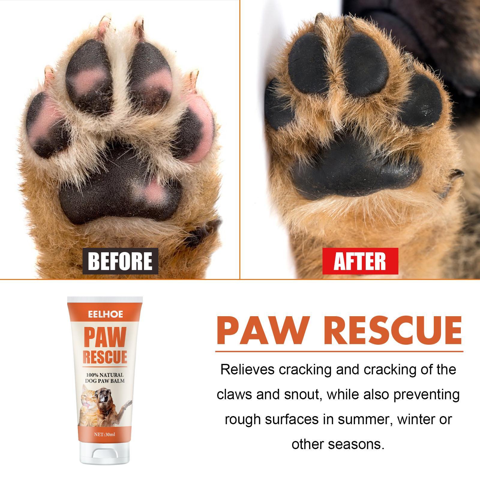 Paw Rescue Moisturizing Cream – Pet Paw Care Balm for Cats & Dogs, Heals Cracked Pads & Protects Against Dryness
