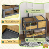 Durable Reptile Fence with Wooden Pallets – Outdoor Enclosure Barrier for Turtles, Lizards & Small Animals