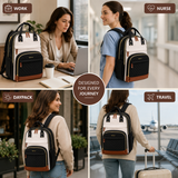 Women’s Premium Laptop Backpack 15.6” – USB Charging, Large Organizer Work & Travel Bag