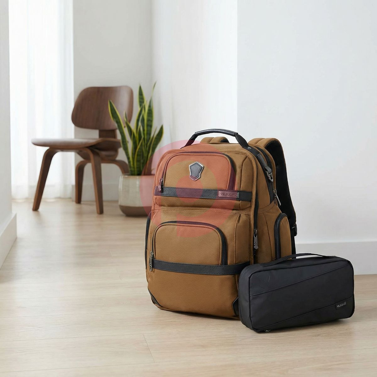 24-Hour Executive Business Backpack with Toiletry Bag – 28L Carry-On Laptop Backpack for 16″ Devices