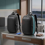 Premium 17-Inch Expandable Business Laptop Backpack for Men | Waterproof Travel Bag with USB Port & Anti-Theft Pocket