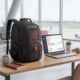 Extra-Large 17″ Travel Laptop Backpack with USB Charging – TSA-Approved Business & Airline-Ready Backpack