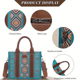 4PCS Women’s Purse Tote Set 💼 Retro Work Satchel + Lightweight Boho Chic Everyday Bags (Green)