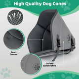 Pet Elizabethan Collar – Single Layer Recovery Cone for Cats & Dogs (M Size)