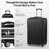 3-Piece ABS+PC Suitcase Collection