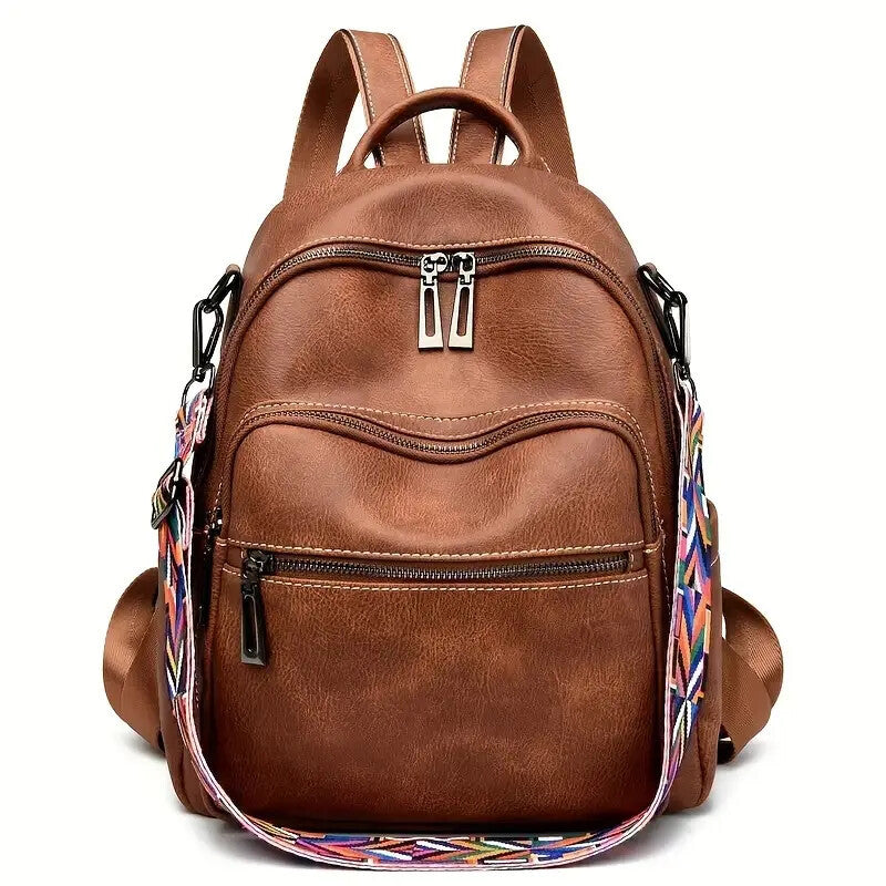 Convertible Purse for Women 👜 Faux Leather Shoulder Handbag, Satchel & Travel Backpack