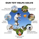 Prokel Dog Rope & Fetch Exercise Toy – Indestructible Tug-of-War Ball for Medium & Large Aggressive Chewers, Indoor & Outdoor
