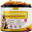 Scoot Stopper Soft Chews – Fiber & Pumpkin Supplement for Dogs, Anal Gland & Digestive Health Support (180 Chews)