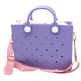 Waterproof EVA Tote Bag 👜 Women’s Handbag with Shoulder Strap – Stylish Beach & Everyday Tote