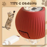 3pcs Set (Red, Grey, Green) Full Smart 360° Rolling Pet Ball, Pet Only, 3 Modes With USB Charging LED Light With Self-Fun & Decompression, Durable Plastic Material, Suitable For Small Cats & Dogs, Can Be Used As A Holiday Gi - PulinGO
