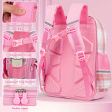 My Melody Large-Capacity School & Travel Backpack Set – Badge + ID Holder + Stationery Cards Included
